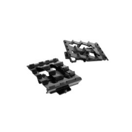 DRIVER FOOTREST - black
