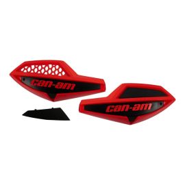 Handlebar Wind Deflectors ,  Viper Red / Black