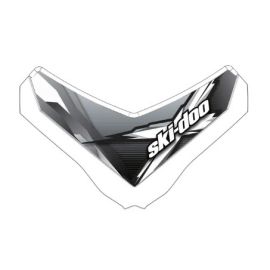 ULTRA LOW FIXED WINDSHIELD - Smoke with X graphic